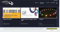 Desktop Screenshot of glasgowconcerthalls.com